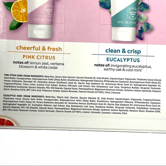 EOS Natural Shea Butter 24Hr Hydration Moisturizing Hand Creams 4PK 4 Fragrances - Picture 12 of 15